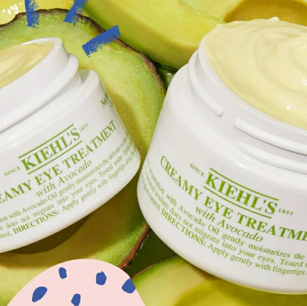 TRAVEL KIEHL'S CREAMY EYE TREATMENT WITH AVACADO.